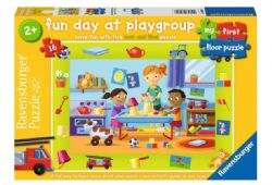 RAVENSBURGER CASSE-TÊTE DE PLANCHER 16 PIÈCES - MY FIRST PUZZLES - JOURNÉE AMUSANTE À LA CRÈCHE #03060